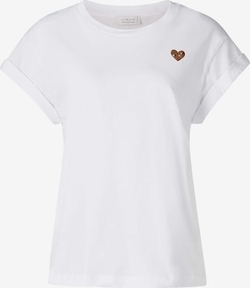 T-shirt Rich & Royal en blanc : devant