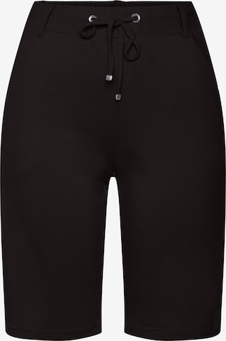 LASCANA Regular Shorts in Schwarz: predná strana