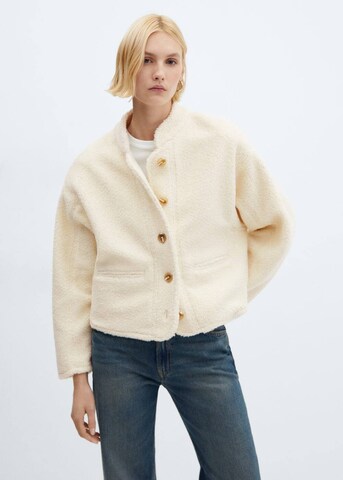 MANGO Between-Season Jacket 'Nora' in Beige: front