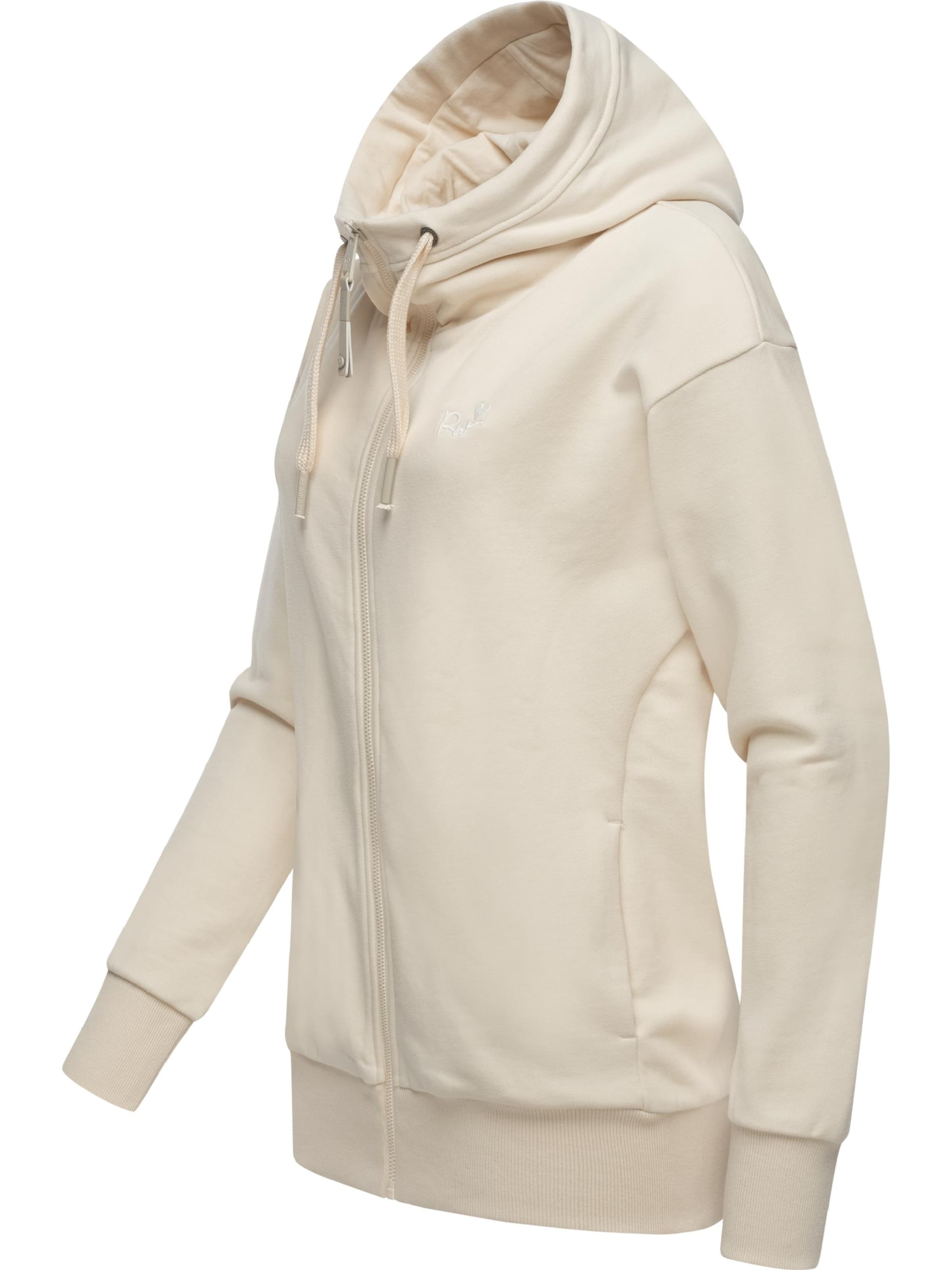 Ragwear Zip-Up Hoodie 'Yodis' in Beige