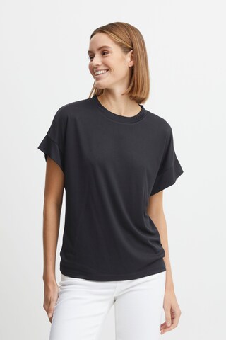 T-shirt b.young en noir : devant