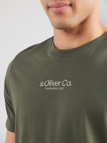 s.Oliver Μπλουζάκι σε πράσινο