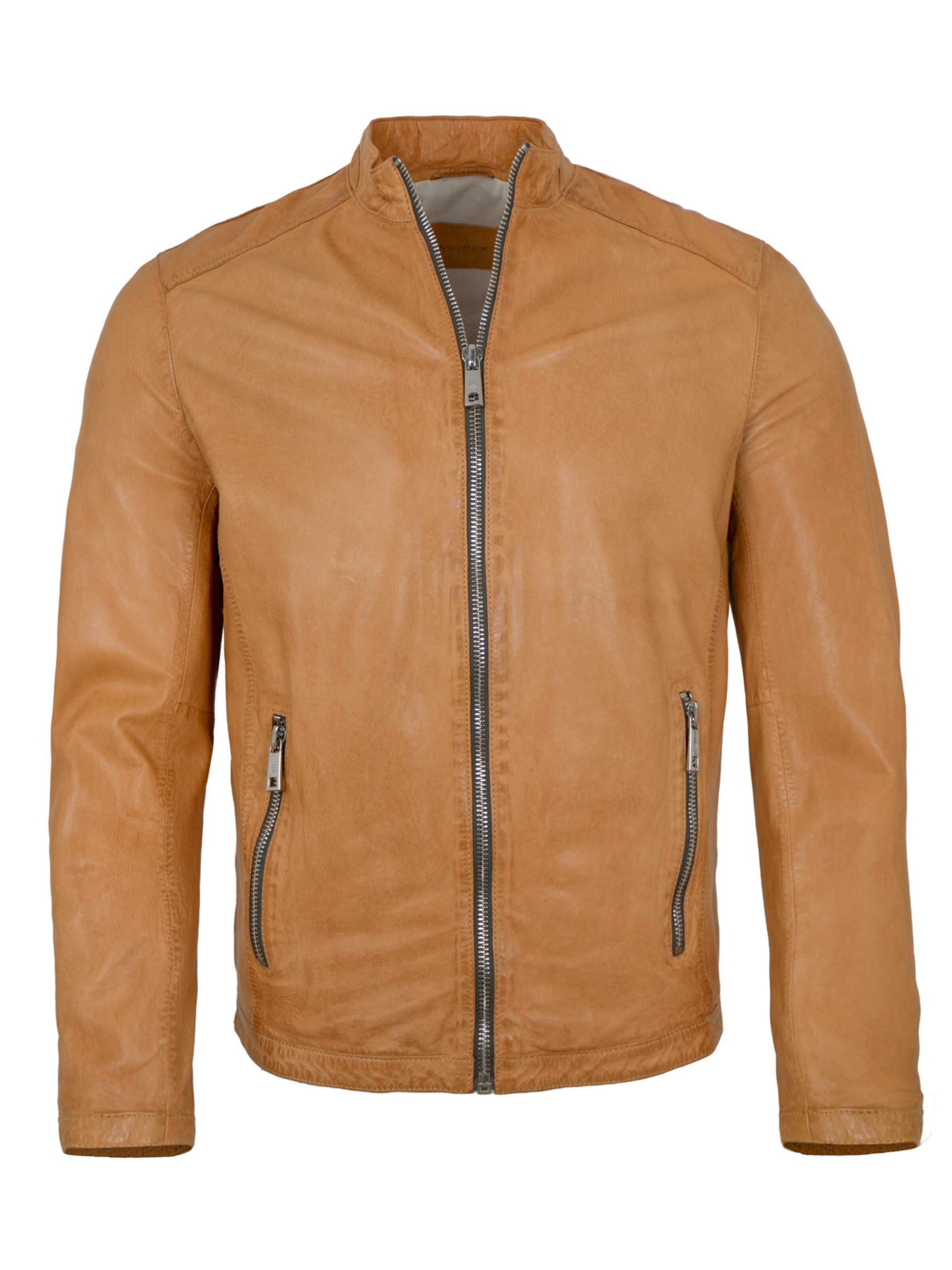 MILESTONE Übergangsjacke 'MSOliverio'‌‌‌‌‌‌ in Braun: Vorderseite