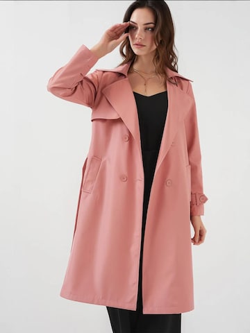 Bigdart Between-seasons coat in Pink: front