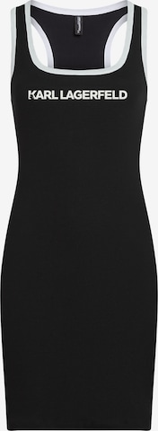 juoda Karl Lagerfeld Suknelė: priekis