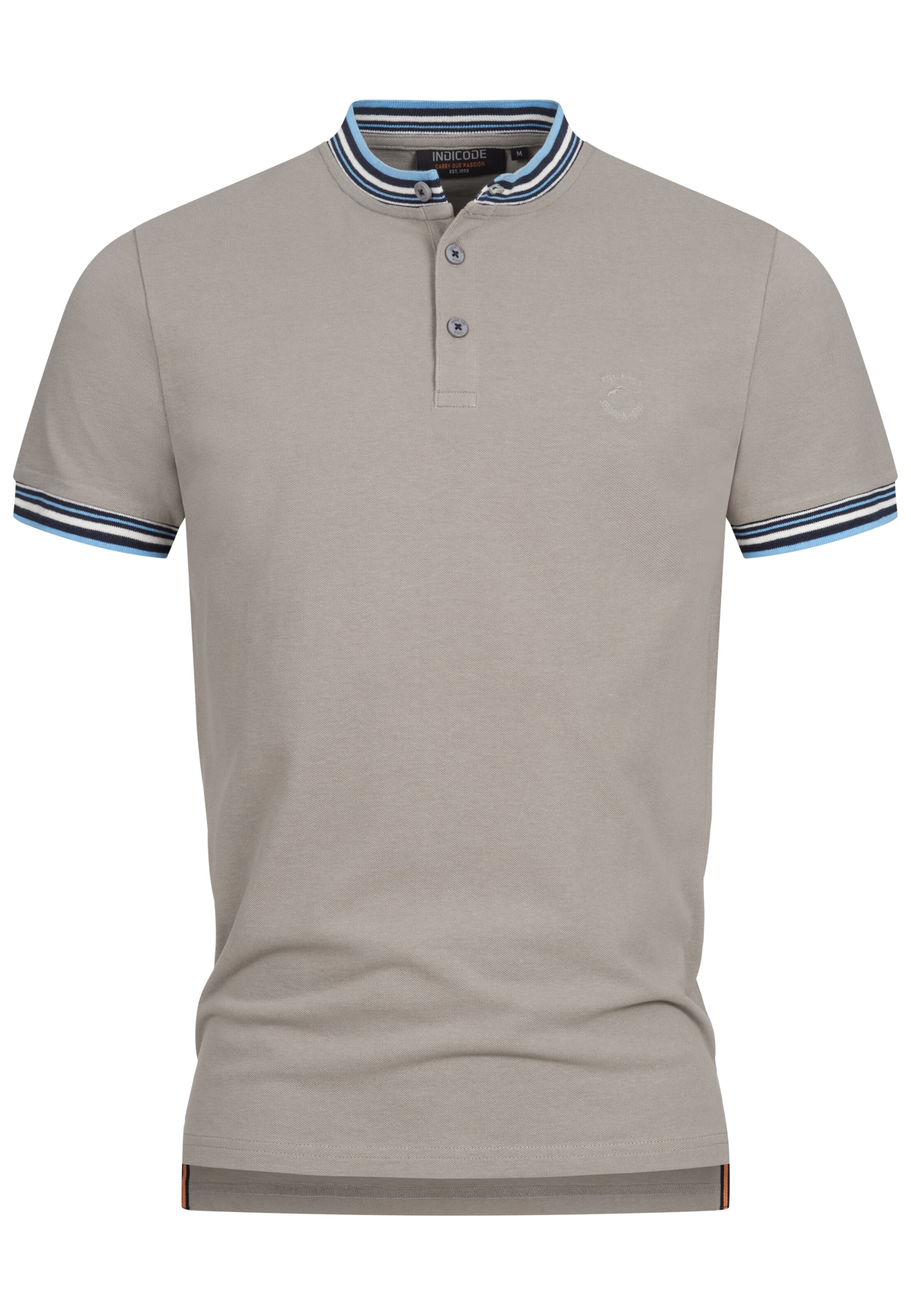 INDICODE JEANS T-Shirt in Beige: Vorderseite