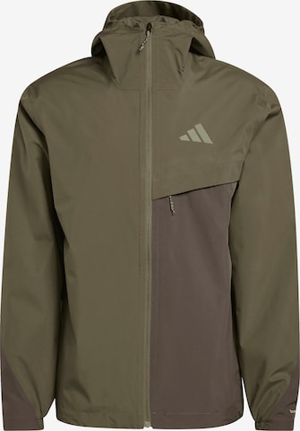 Veste outdoor ADIDAS TERREX en vert : devant