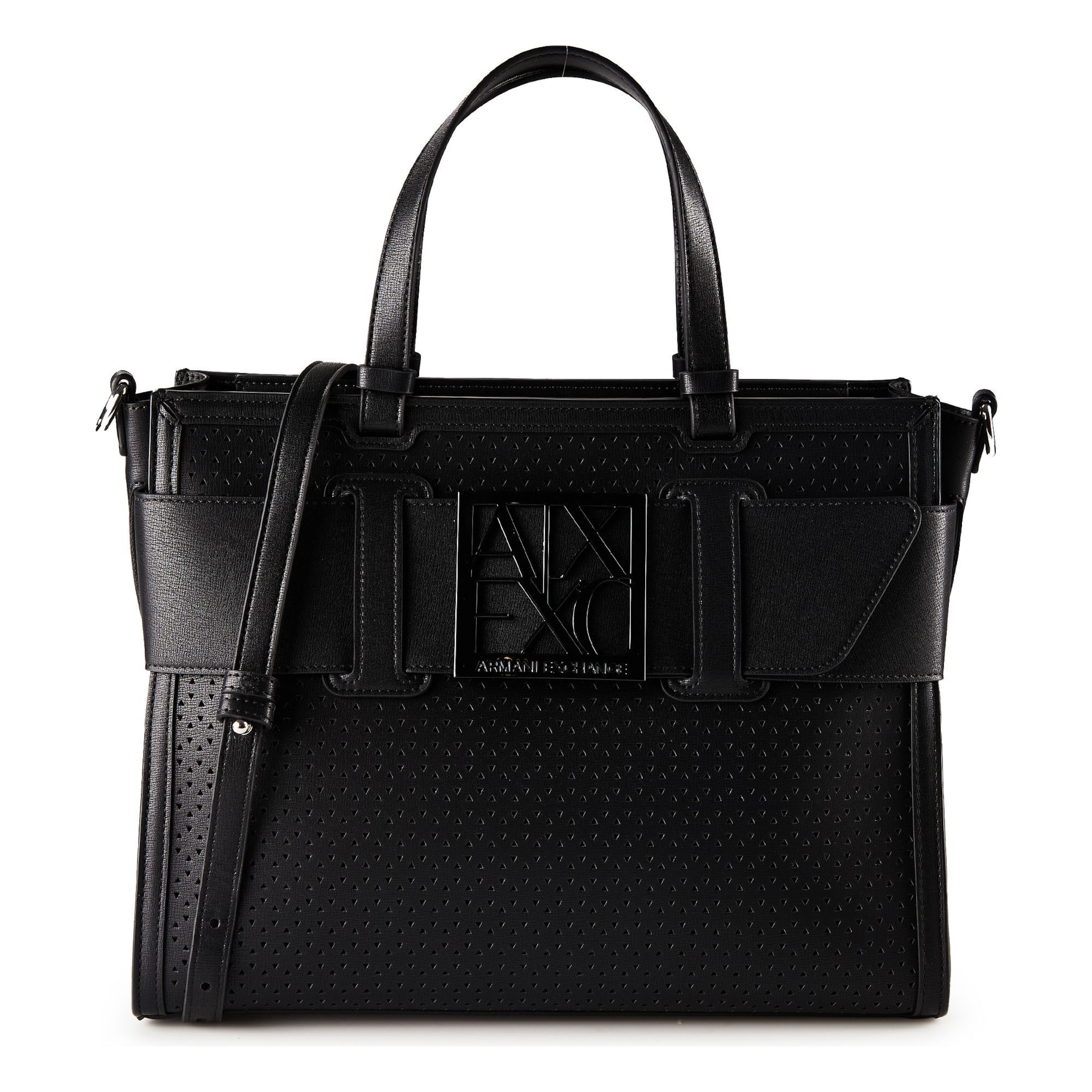 Cabas 'Susy' ARMANI EXCHANGE en noir : devant