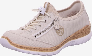 Rieker Athletic Lace-Up Shoes in Beige: front
