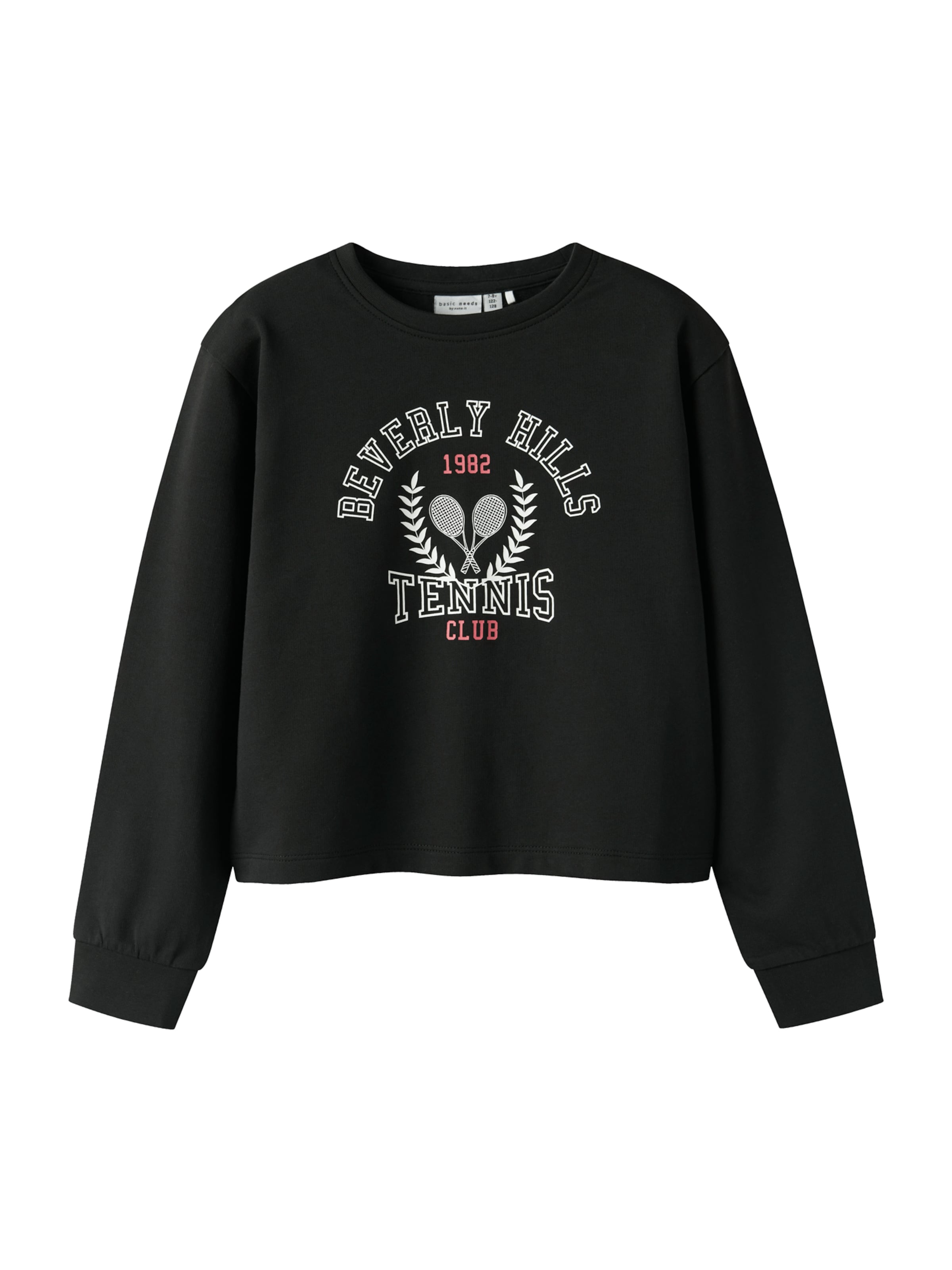 NAME IT Μπλούζα φούτερ 'NKFVANITA' σε μαύρο: μπροστά