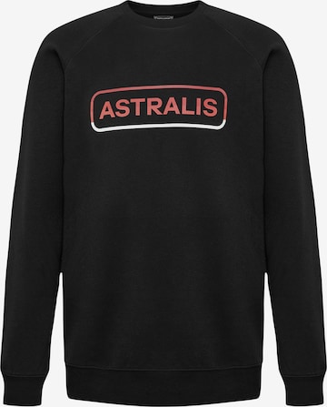 Hummel Athletic Sweatshirt in Black: front