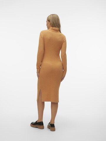 MAMALICIOUS Knit dress 'SUNIVA' in Brown