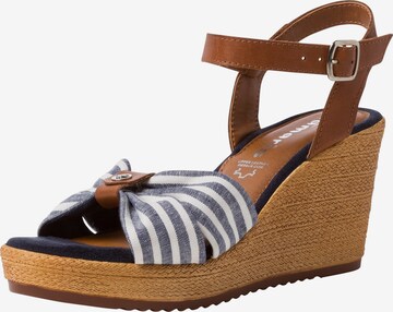 TAMARIS Sandals in Brown: front