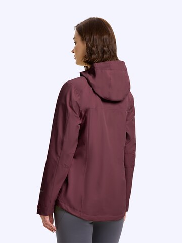 33,000ft Raincoat '33,000ft Womens Rain Jacket' in Red