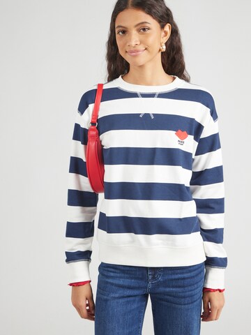 Sweat-shirt 'JDYBOOGIE' JDY en blanc : devant