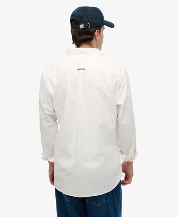 Superdry Regular fit Button Up Shirt in White