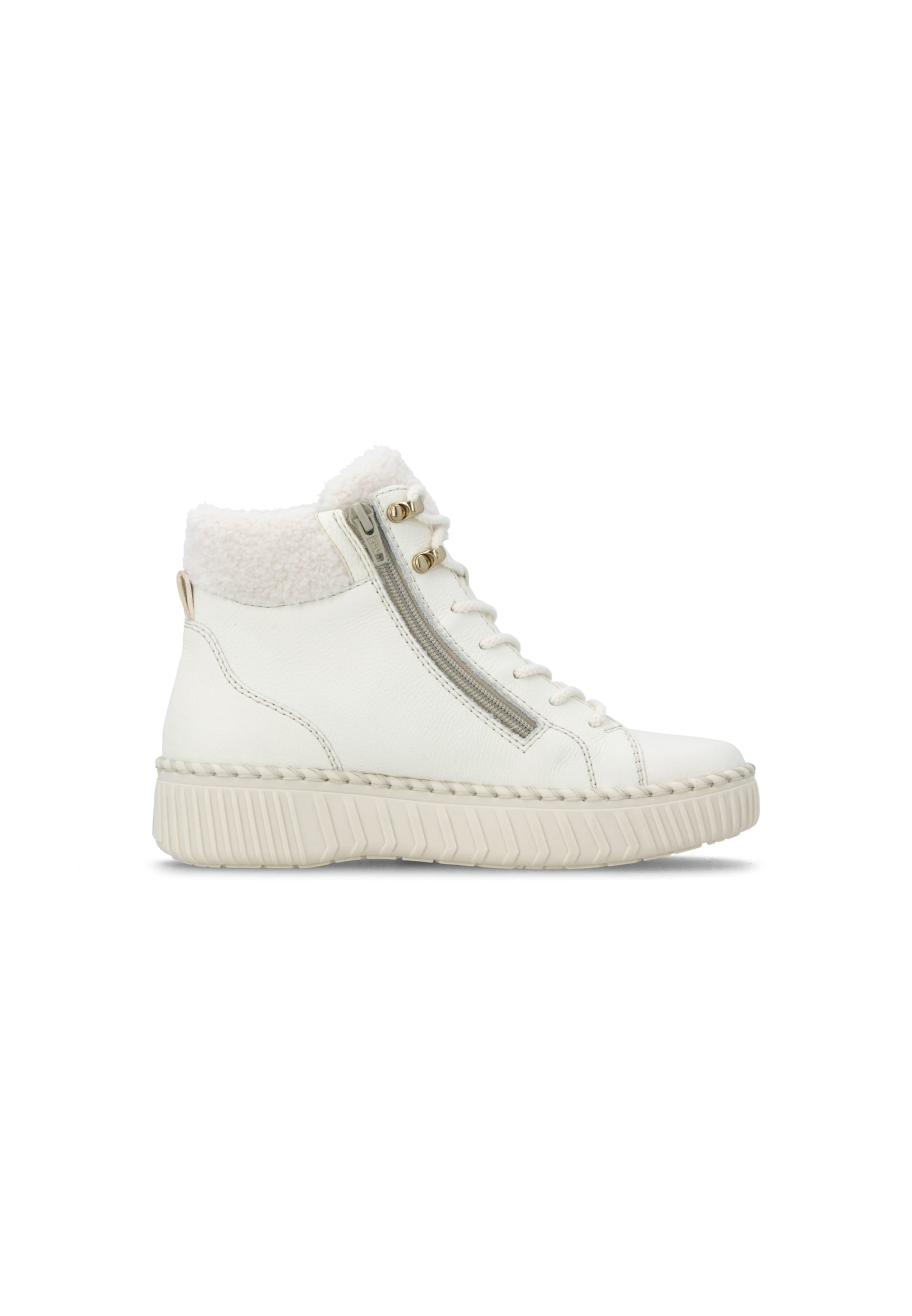 Bottines à lacets ' D4A74 ' REMONTE en blanc