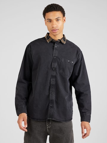 VANS - Regular Fit Camisa 'DEERFIEL' em preto: frente