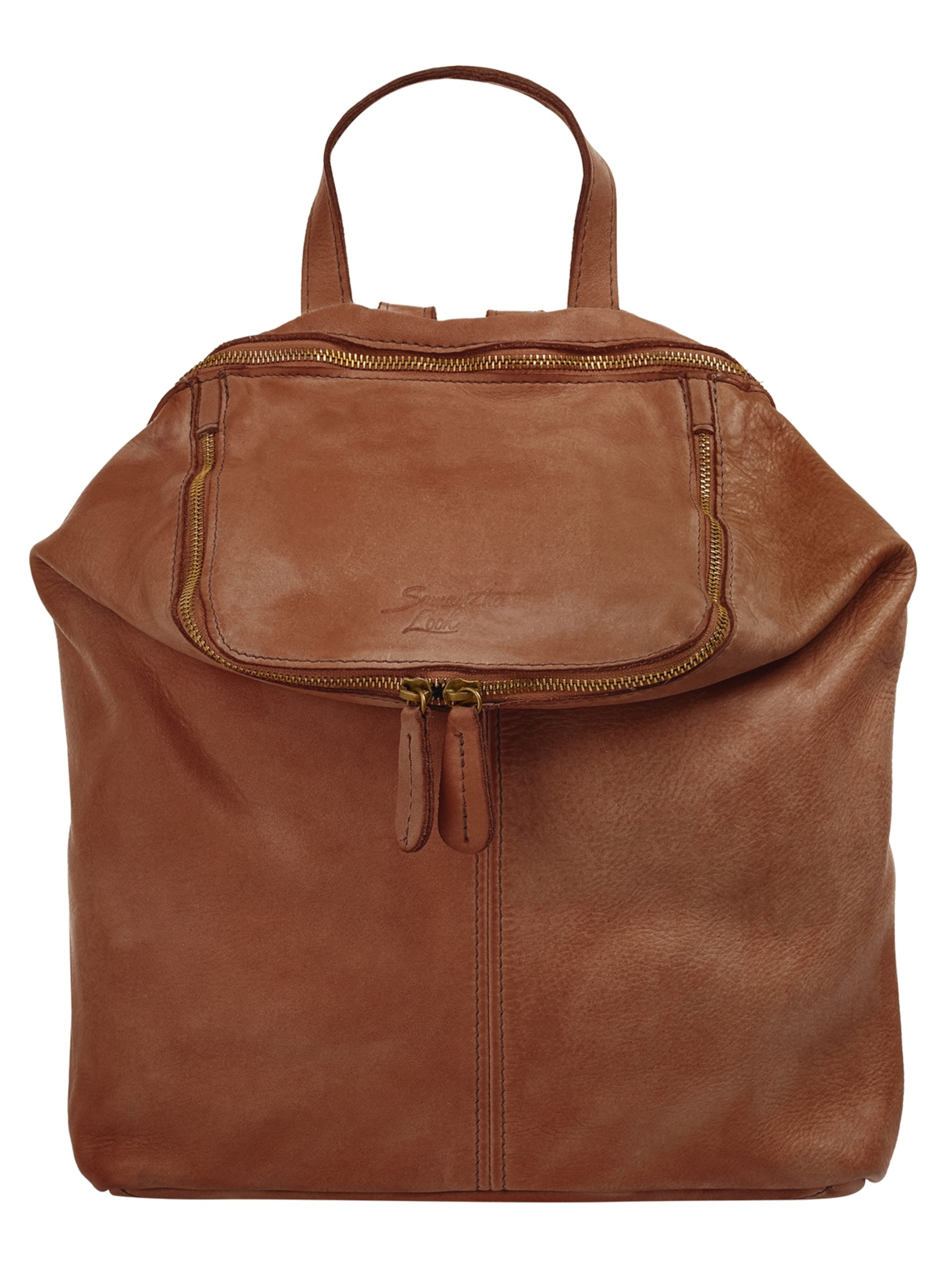 Sac à dos Samantha Look en marron : devant