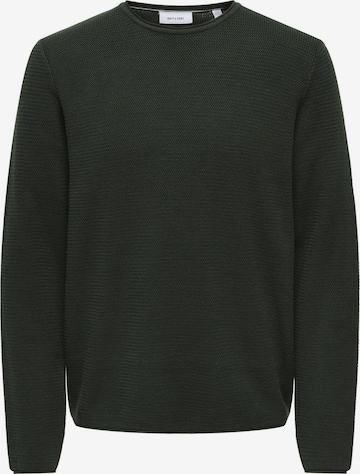 Pull-over 'ONSEric' Only & Sons en vert : devant