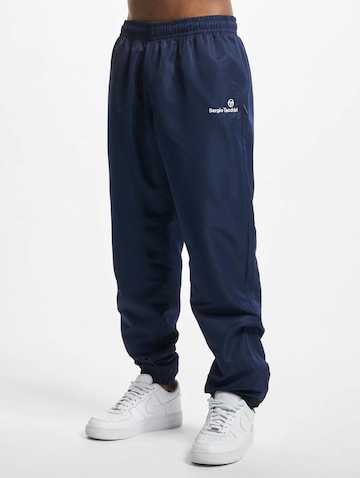 Sergio Tacchini Regular Workout Pants 'Carson' in Blue: front