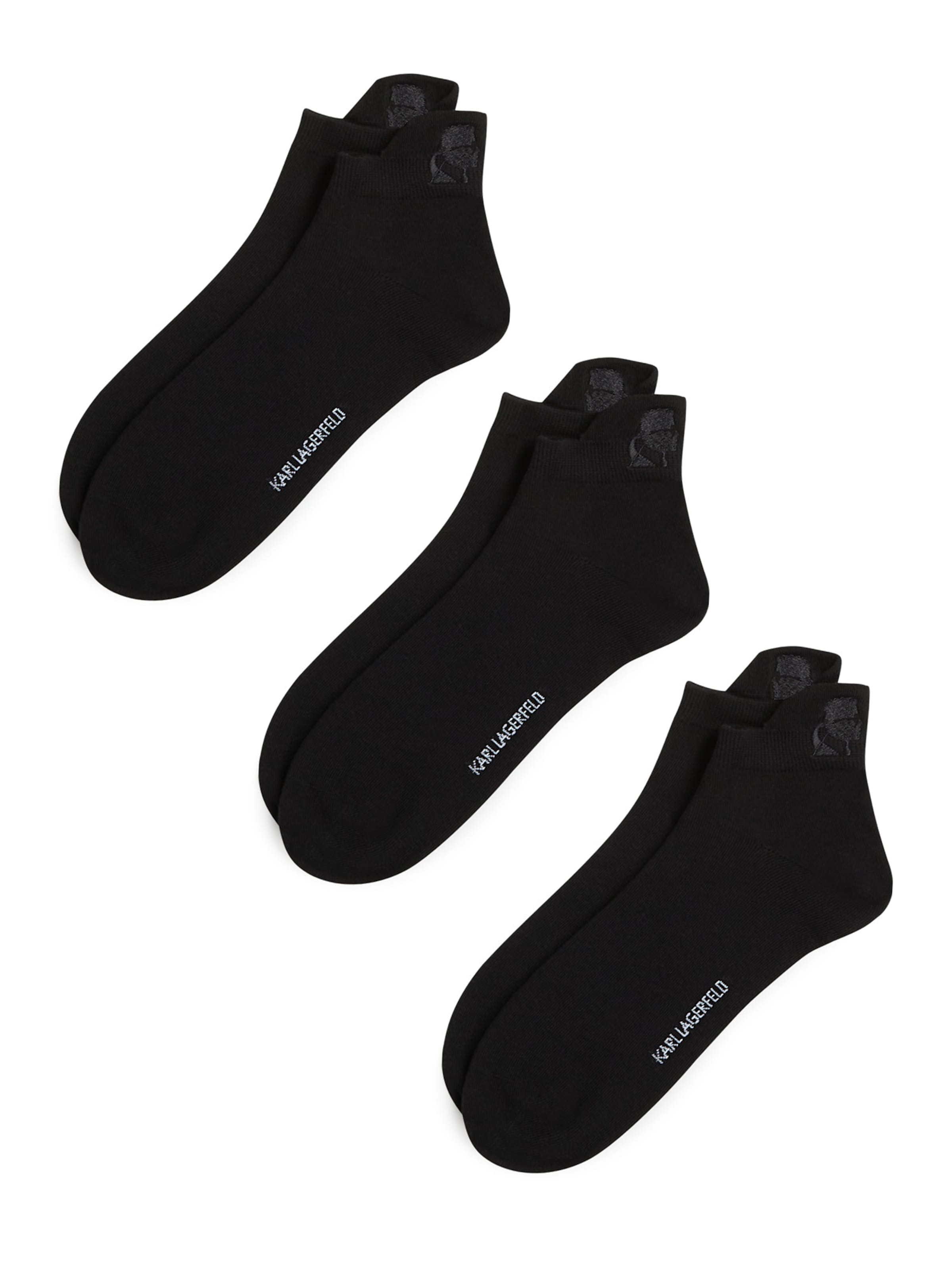 Karl LagerfeldČarape - crna boja: prednji dio