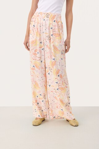 Part Two Wide leg Broek 'Alfies' in Beige