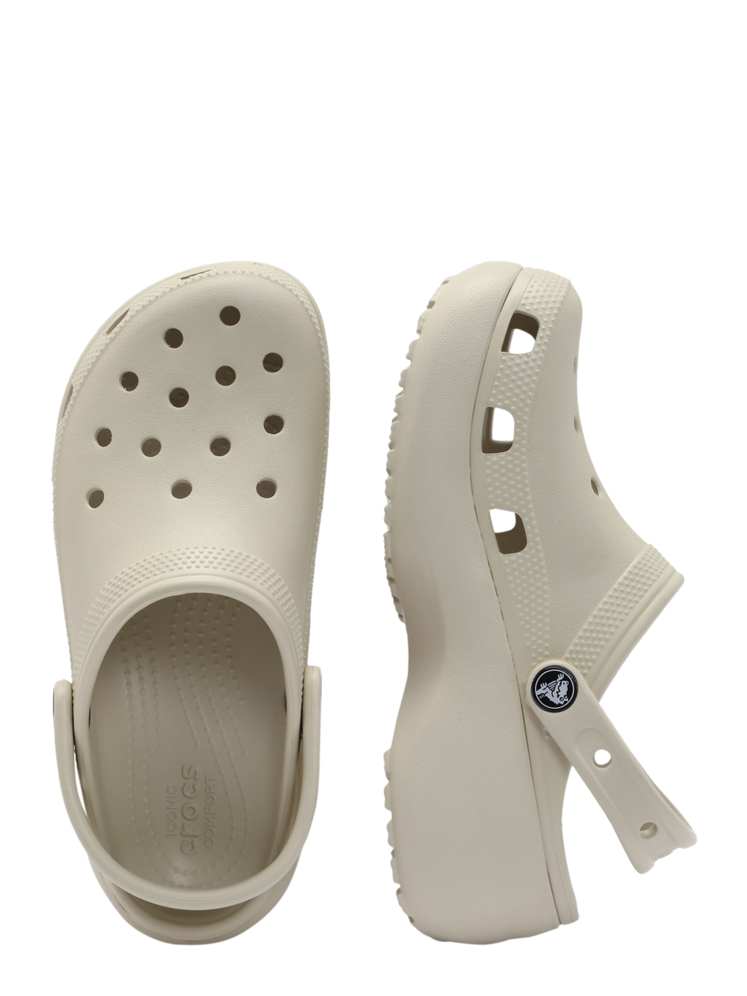 Saboţi 'Classic' de la Crocs pe bej
