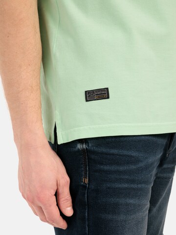 CAMEL ACTIVE Shirt 'Piqué' in Green