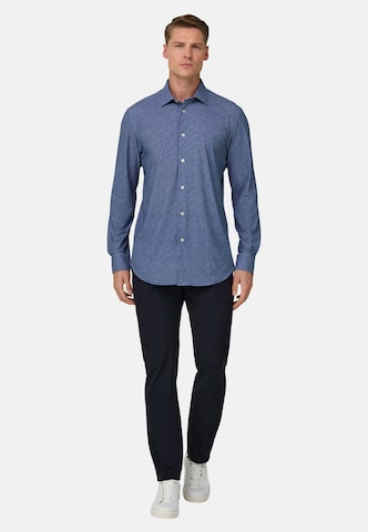 Boggi Milano Regular fit Overhemd in Blauw