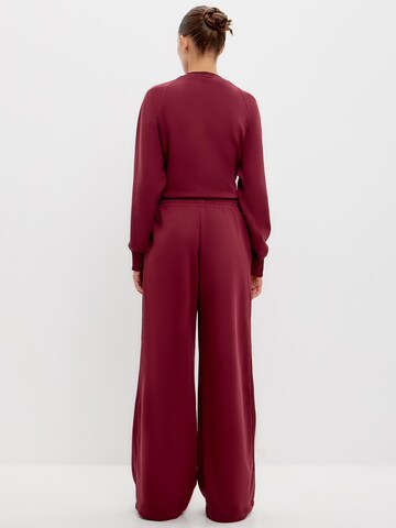 Cat e Lolette - regular Pantalón 'Palazzo Trousers' en rojo