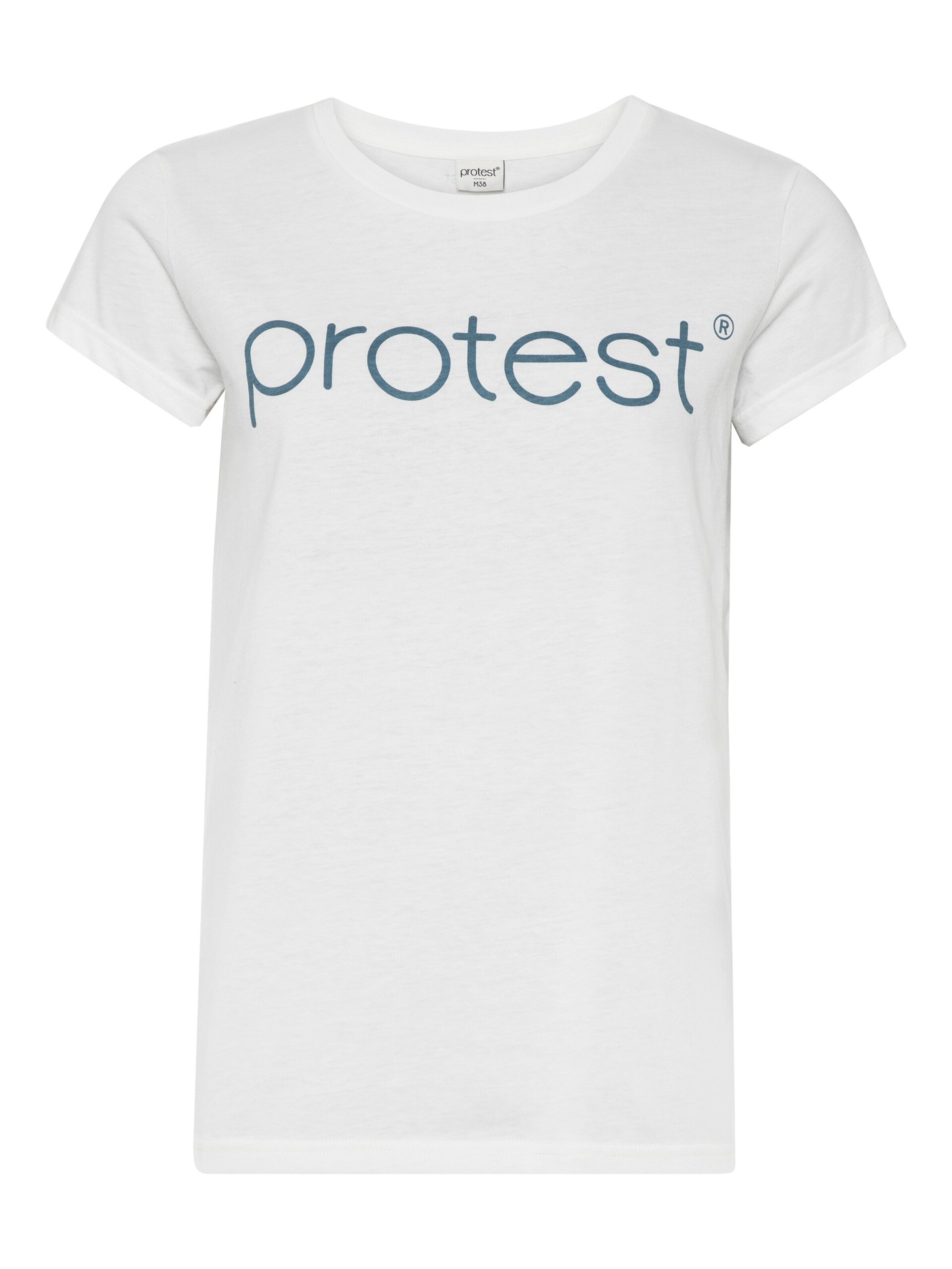 PROTEST Shirt 'CLASSIC LOGO T-SHIRT' in White: front
