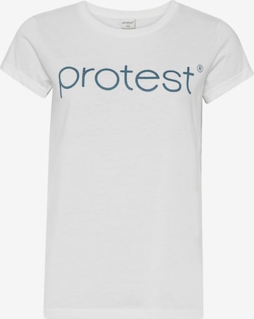 PROTEST Shirt 'CLASSIC LOGO T-SHIRT' in White: front