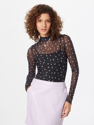 Moves Blouse in Zwart: voorkant