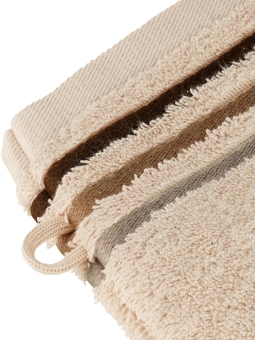 SCHIESSER Waschhandschuhe 'Skyline Color' in Beige