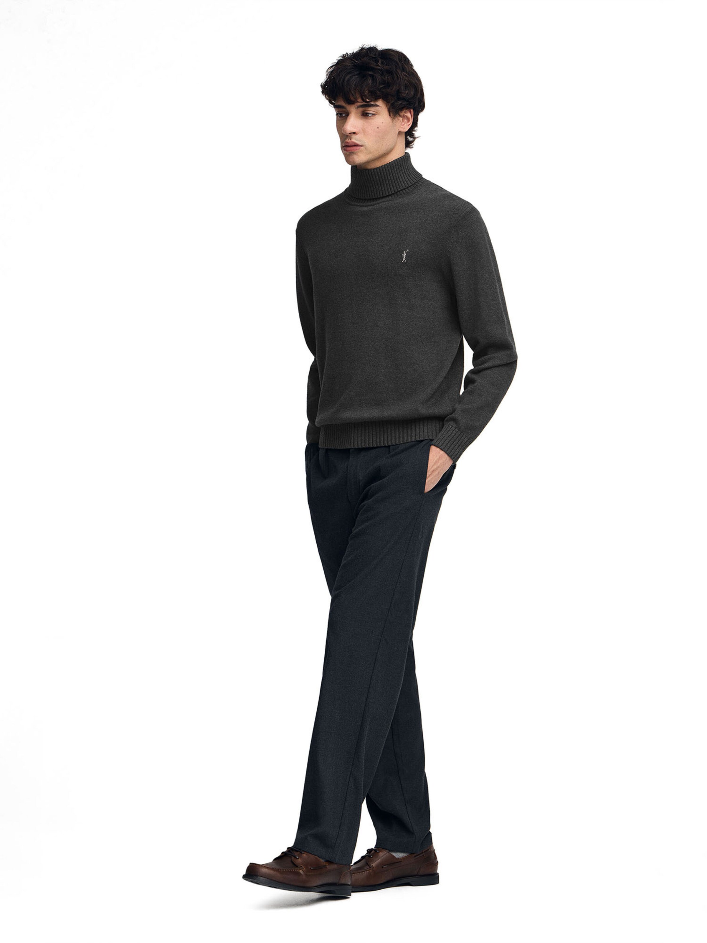 Polo Club Sweater in Grey