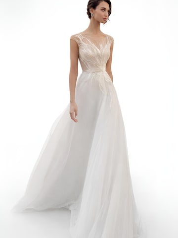 Robe de soirée 'Wedding dress Artemida' Devotion Dresses en beige : devant