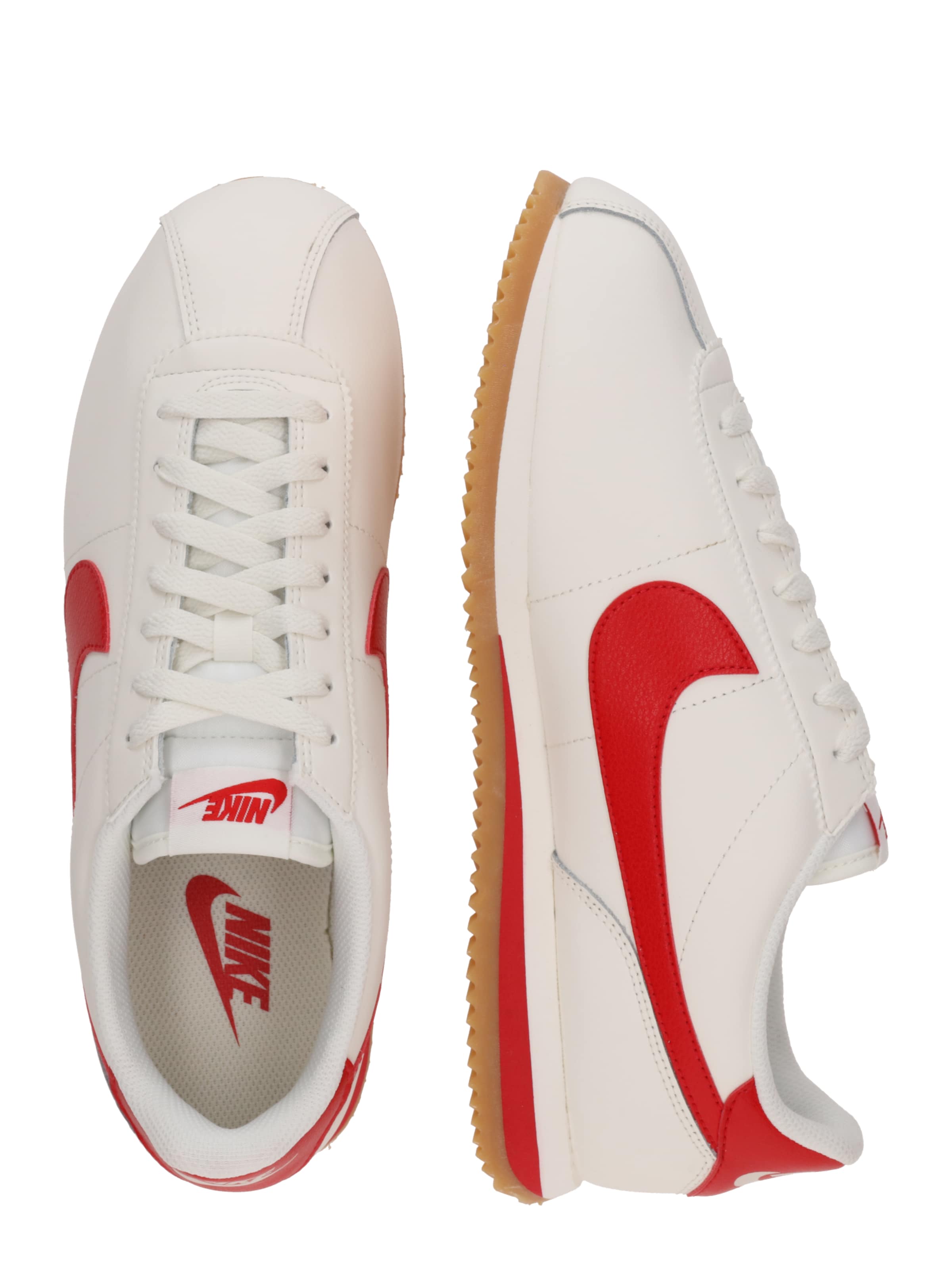 Nike Sportswear Trampki niskie 'CORTEZ' w kolorze beżowy: bok