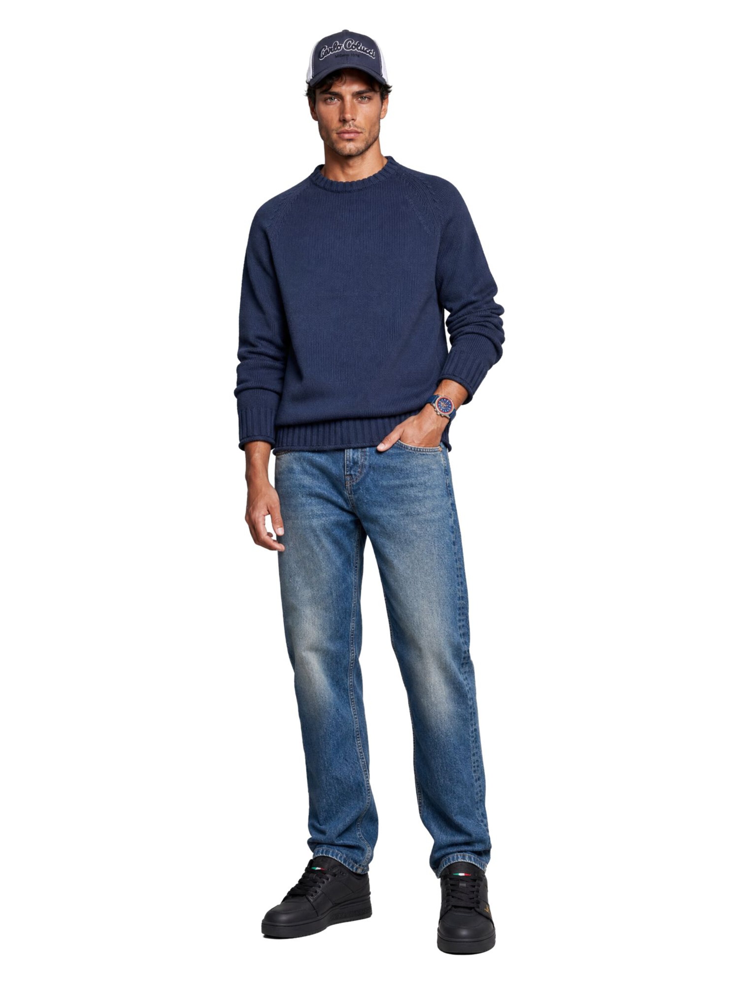 Carlo Colucci Trui in Blauw