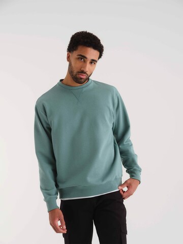 ABOUT YOU x Kevin Trapp Sweatshirt 'Lewis' in Blue: front