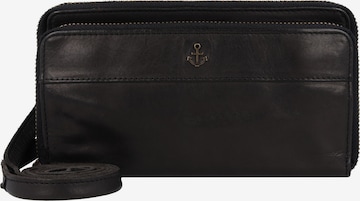 Harbour 2nd Wallet 'Anchor Love Serena' in Black: front