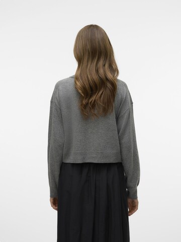 VERO MODA Knit cardigan 'BLAIR' in Grey