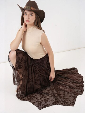 Jupe Bigdart en marron