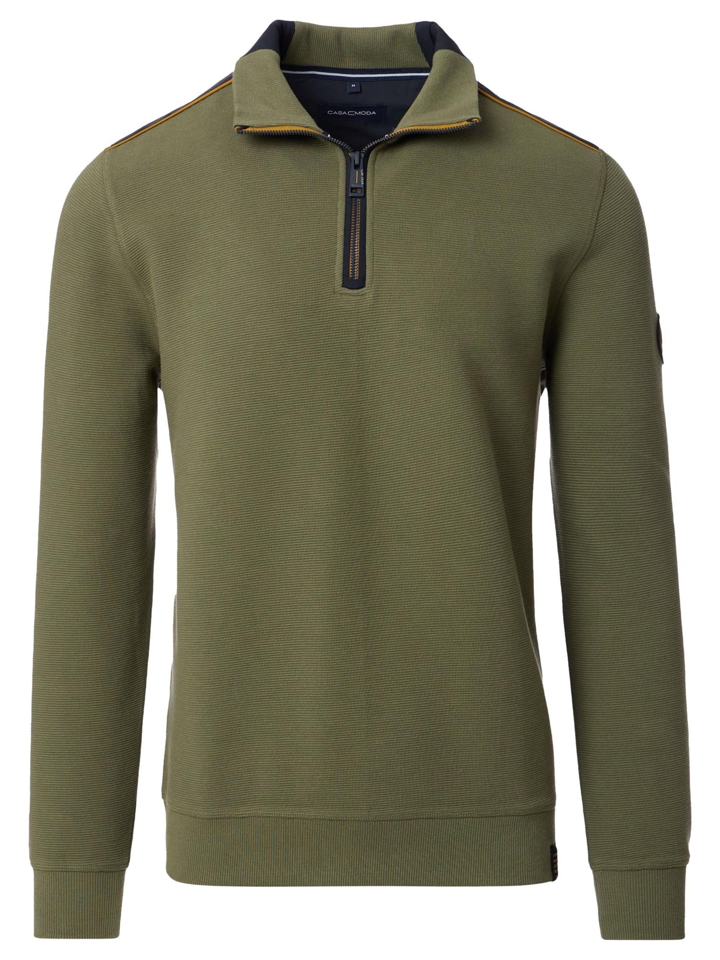 CASAMODA Sweatshirt 'Basic'‌‌‌‌‌‌‌‌ in Grün: Vorderseite