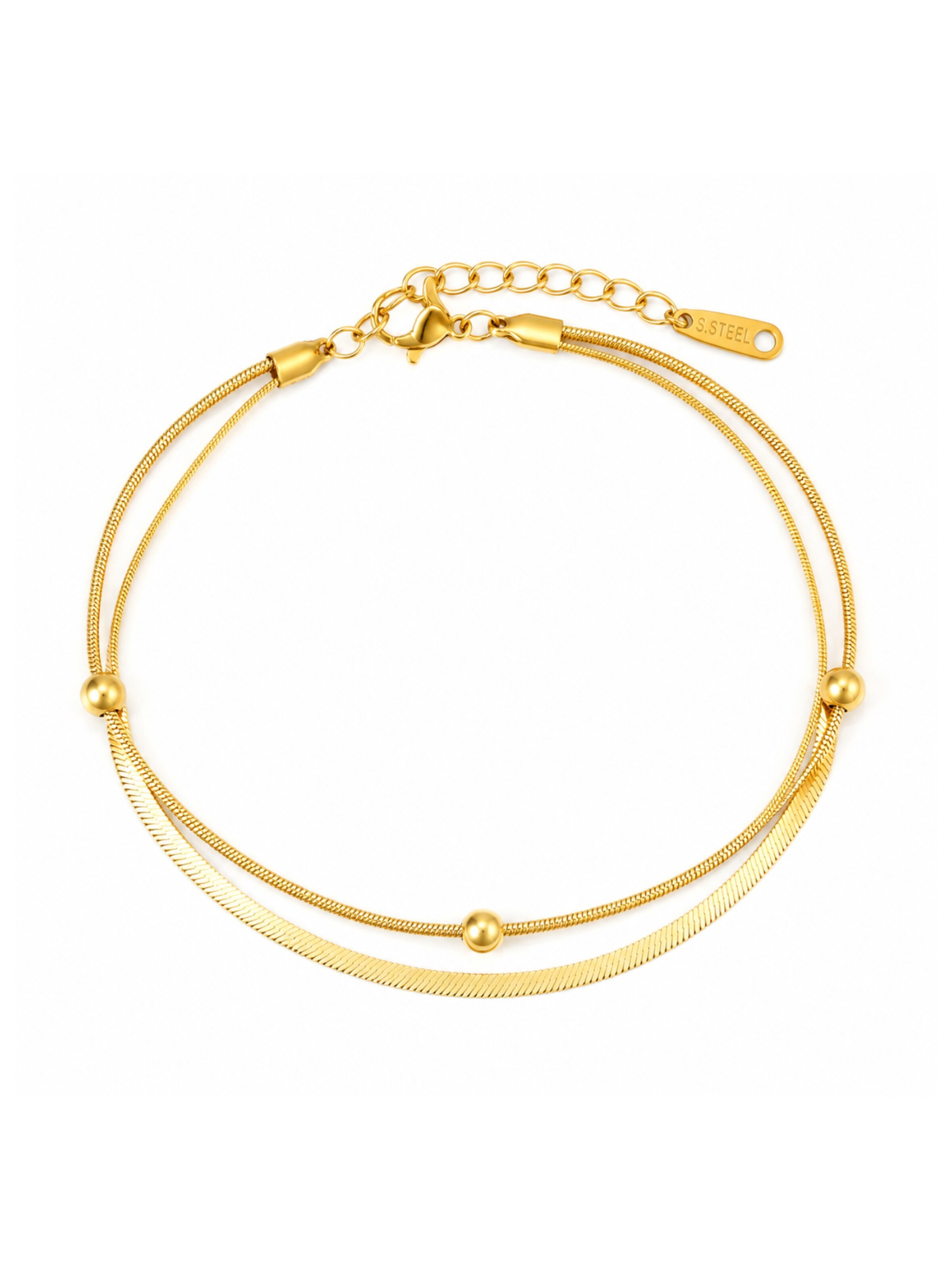 Pure Schmuck Fußschmuck 'Duo Charm'‌‌‌‌‌‌ in Gold