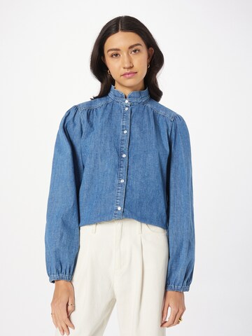 OUI - Blusa em azul: frente