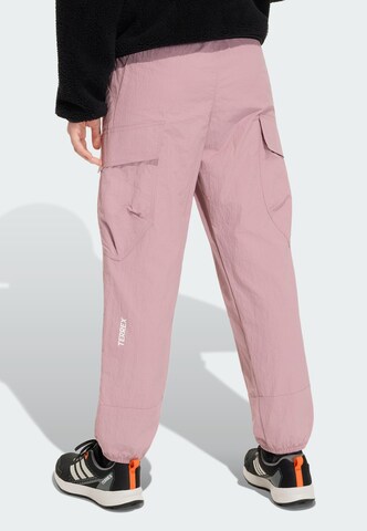 ADIDAS TERREX - Tapered Calças outdoor 'Xploric CLIMA365' em roxo