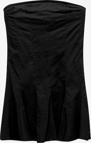 Pull&BearLjetna haljina - crna boja: prednji dio