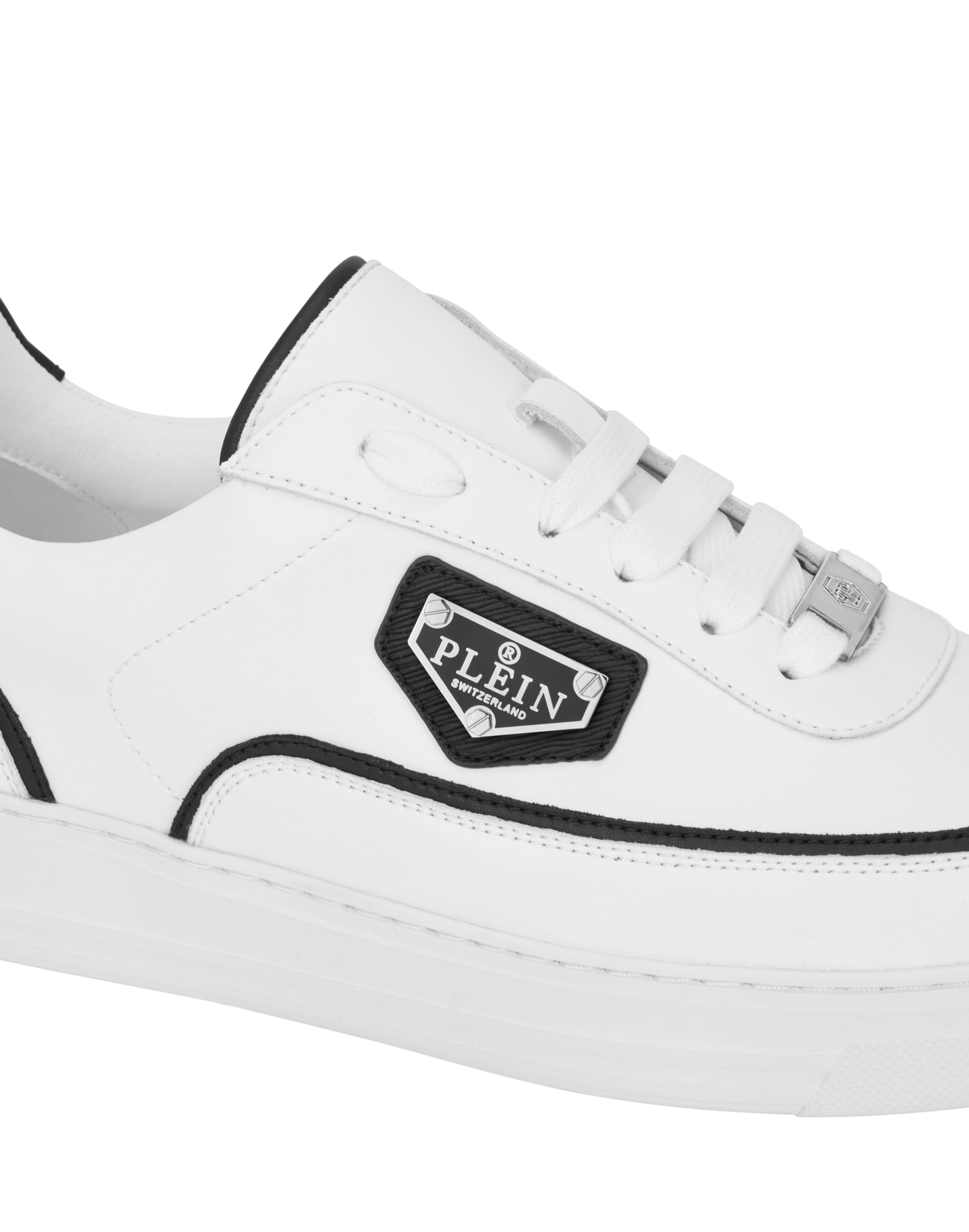 Baskets basses Philipp Plein en blanc