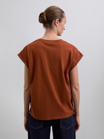 Scalpers Tričko 'Scplainskull' - Červená